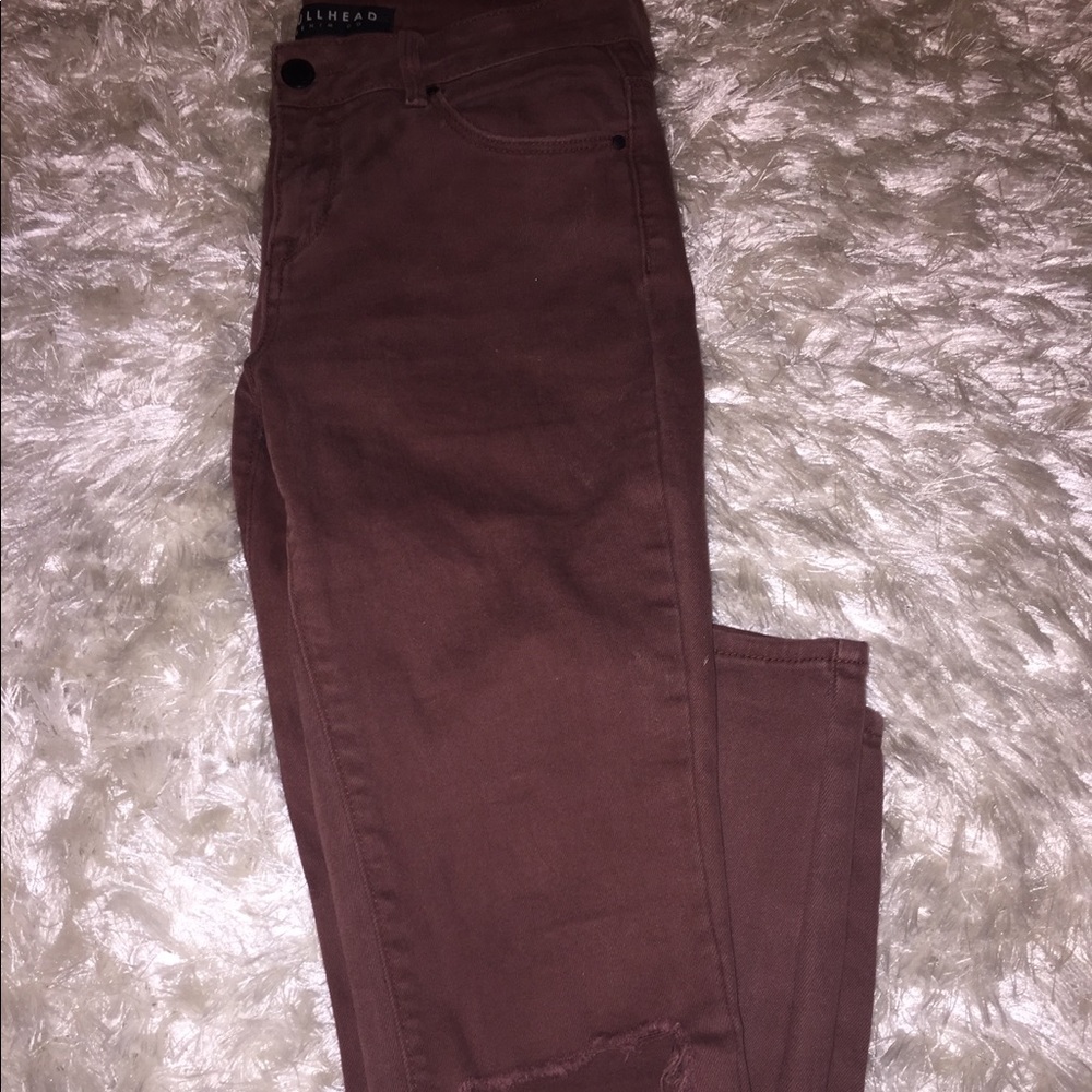 Bullhead ripped skinny jeans